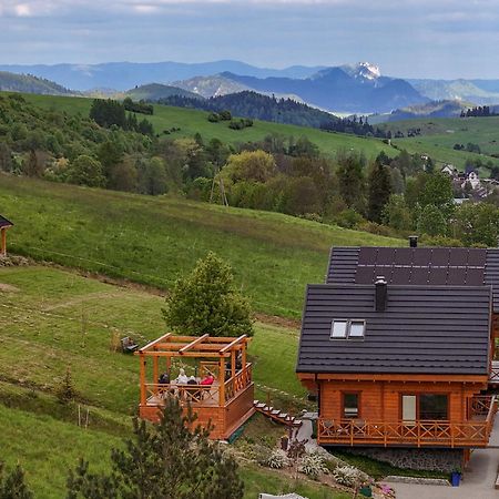 Houten Vakantiewoning "Reisnaarpolen" Royaal Ontbijt, Sauna En Hottub Czarna Góra 外观 照片