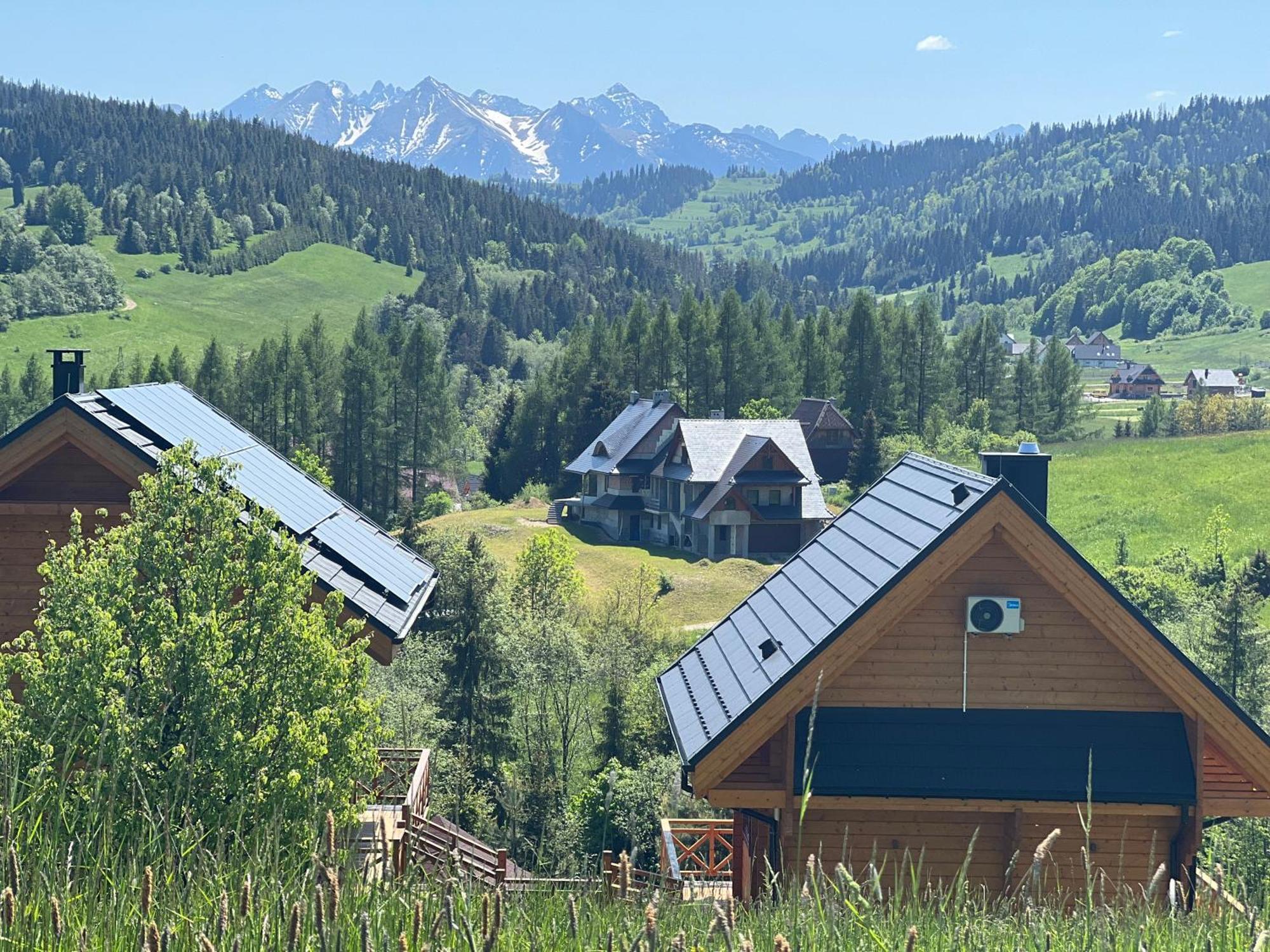 Houten Vakantiewoning "Reisnaarpolen" Royaal Ontbijt, Sauna En Hottub Czarna Góra 外观 照片