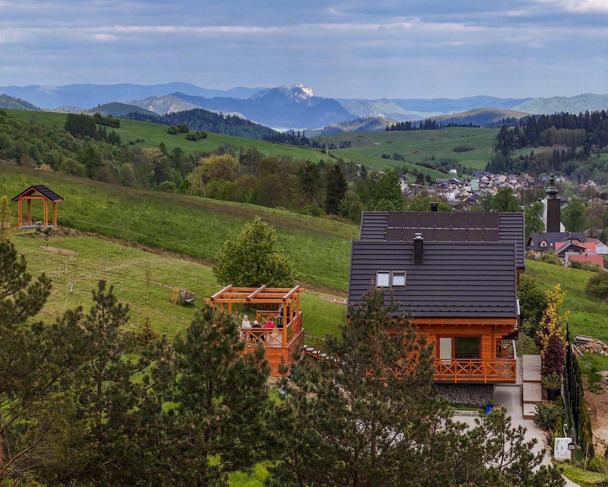 Houten Vakantiewoning "Reisnaarpolen" Royaal Ontbijt, Sauna En Hottub Czarna Góra 外观 照片